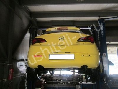 Установка спортивной выхлопной системы Opel Astra J